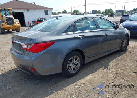2014 Hyundai Sonata Gls z USA, uszkodzony, nr VIN 5NPEB4AC5EH811836